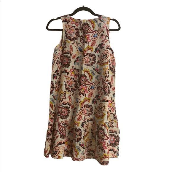 LOFT NWT Paisley Floral Swing Dress 0 - Picture 2 of 4